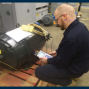 Koontz-Wagner service technician, Erik Lehman, utilizes the ALL-TEST PRO 5™