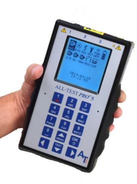 hand-held ALL-TEST PRO 5™ motor testing instrument