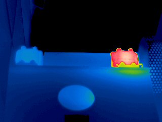 Infrared Thermography shows the bearing is too hot