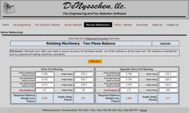 balance program in Reference 6 (Lead Phase-Fixed Scale-Same of Rotation)